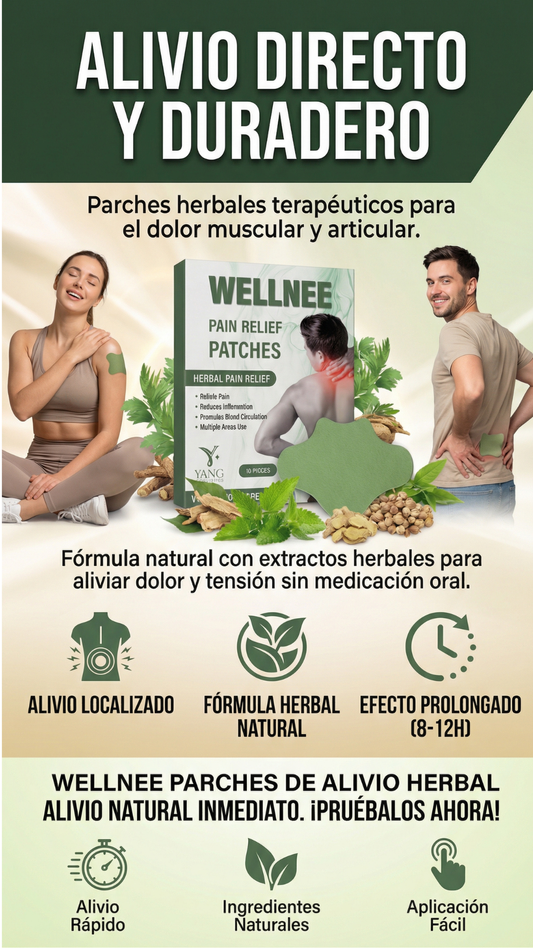 Parche Para Eliminar Dolores Musculares ✨