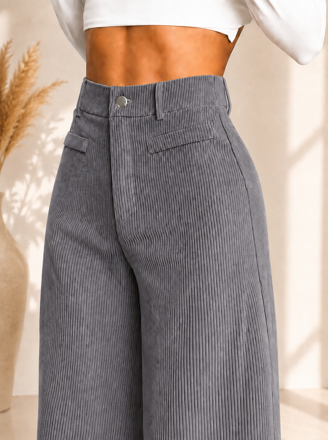 🤎Palazzo olivia – Corduroy Premium✨