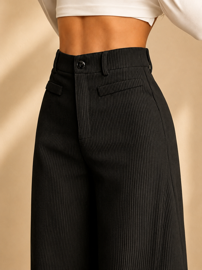 🤎Palazzo olivia – Corduroy Premium✨