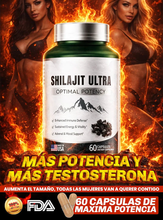 Shilajit Ultra-Potencia, energia y poder masculino💪 🔥